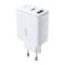 Acefast Acefast 32W PD PPS QC USB-C / USB-A Väggladdare Vit