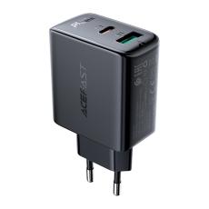 Acefast Acefast 32W PD PPS QC USB-C / USB-A V&auml;ggladdare Svart