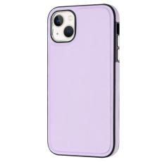  iPhone 15 Skal L&auml;derbelagt Lila