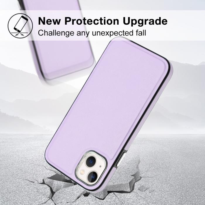 Bild 3,  iPhone 15 Skal Läderbelagt Lila