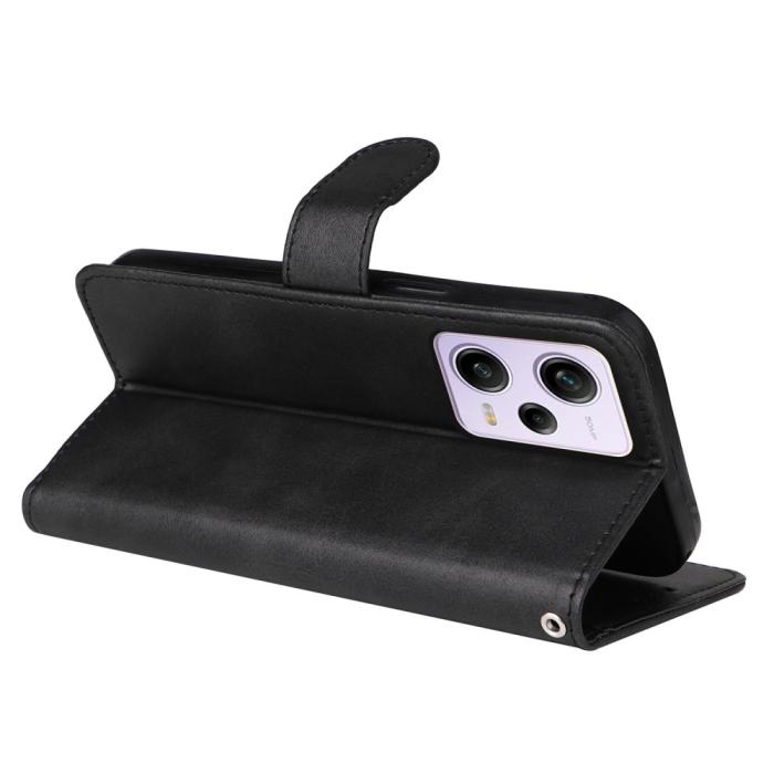 Bild 4,  Xiaomi Redmi Note 12 Pro 5G Fodral Solid Läder Svart