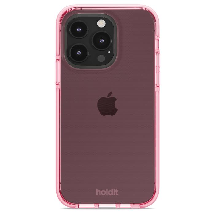Bild 2, holdit holdit iPhone 14 Pro Skal Seethru Bright Pink