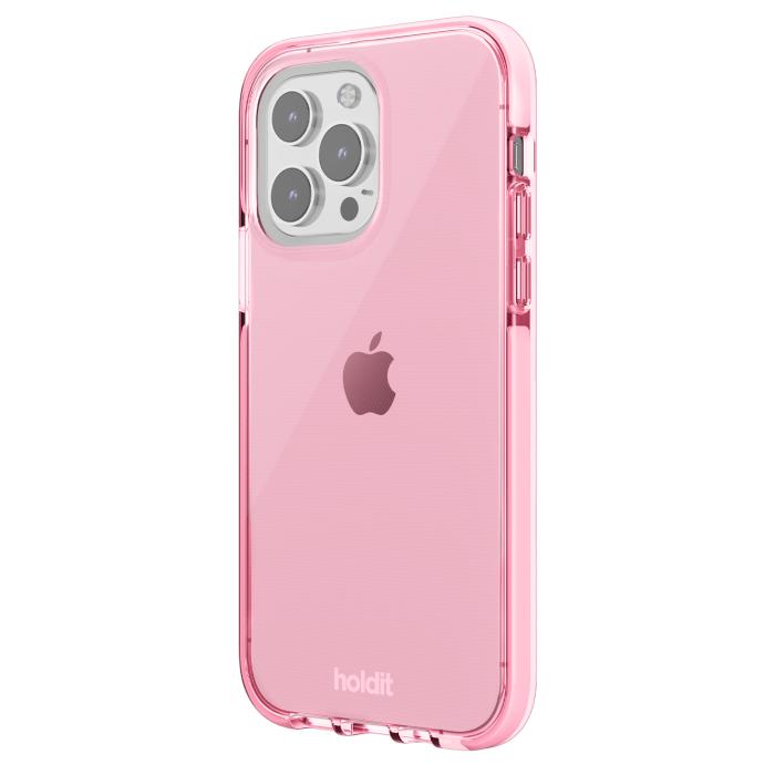 Bild 3, holdit holdit iPhone 14 Pro Skal Seethru Bright Pink