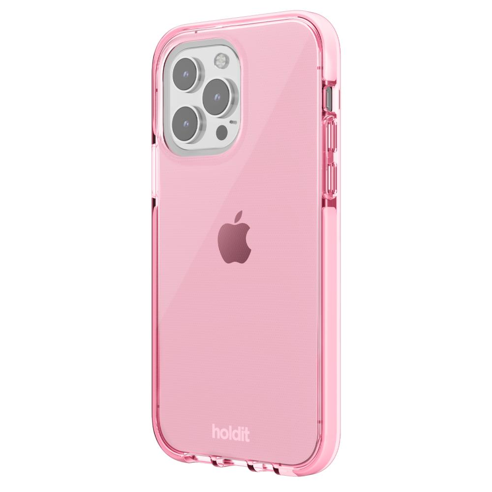 holdit holdit iPhone 14 Pro Skal Seethru Bright Pink