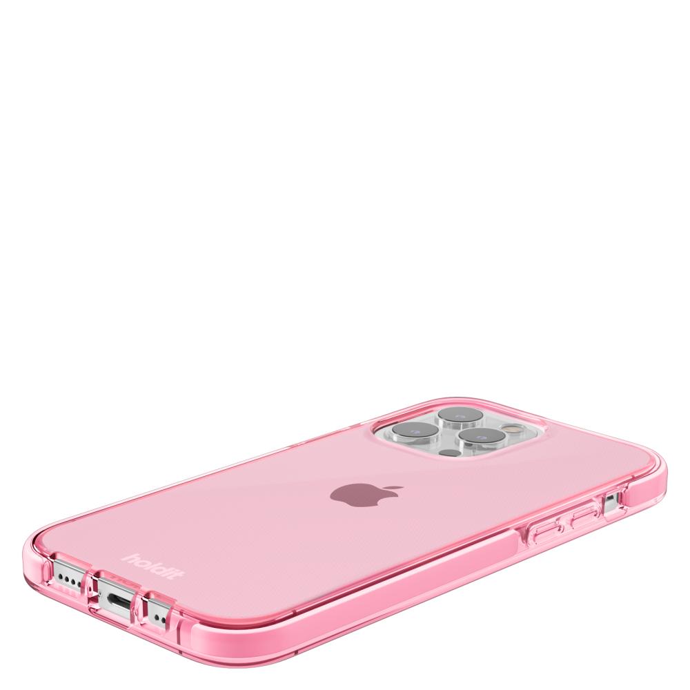 holdit holdit iPhone 14 Pro Skal Seethru Bright Pink