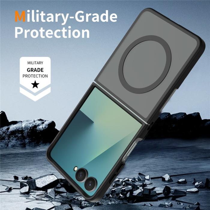 Bild 6,  Samsung Galaxy Z Flip 8 Skal MagSafe TPU Svart