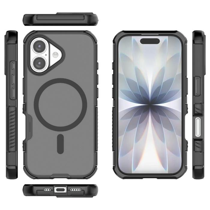 Bild 5,  iPhone 17 Skal MagSafe Shockproof Hybrid Svart