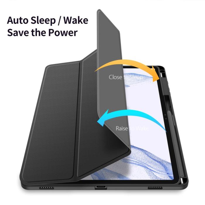 Bild 2, DUX DUCIS DUX DUCIS Galaxy Tab S9 Plus Fodral TOBY Tri-Fold Svart