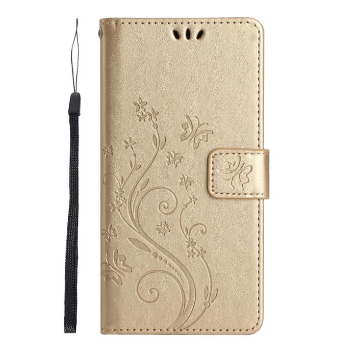 Bild 6,  Samsung Galaxy S26 Ultra Fodral Med Blommigt Tryck Guld