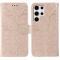  Samsung Galaxy S26 Ultra Fodral Med Blommigt Tryck Roséguld