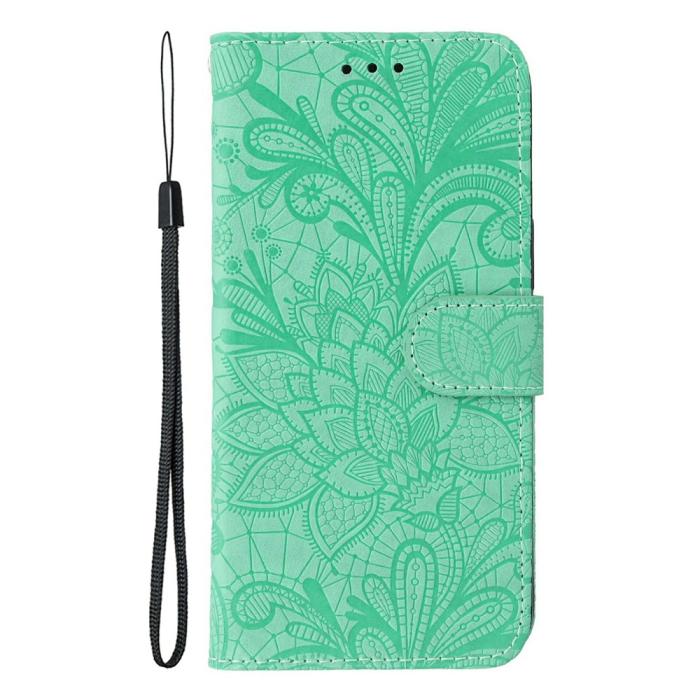 Bild 4,  Samsung Galaxy S26 Ultra Fodral Med Blommigt Tryck Grön