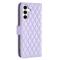  Samsung Galaxy S24 FE Fodral Diamond Läder Lila