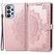  Samsung Galaxy A23 5G Fodral Mandala Läder Roséguld