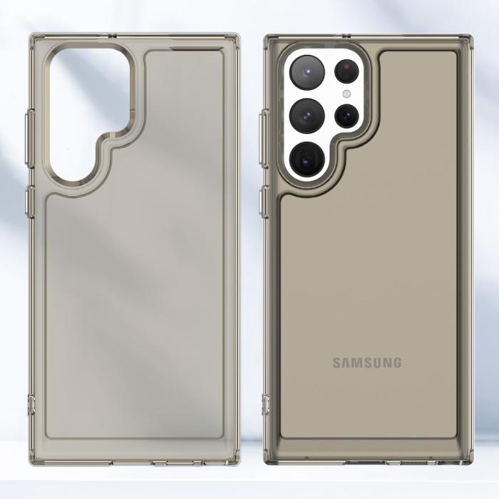 Bild 2,  Samsung Galaxy S23 Ultra Skal TPU Shockproof Grå