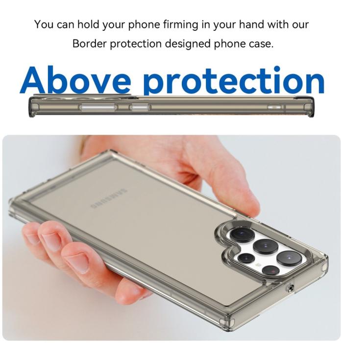 Bild 4,  Samsung Galaxy S23 Ultra Skal TPU Shockproof Grå