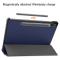  Samsung Galaxy Tab S9 Fodral Tri-Fold Läder Blå