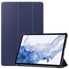 Samsung Galaxy Tab S9 Fodral Tri-Fold L&auml;der Bl&aring;