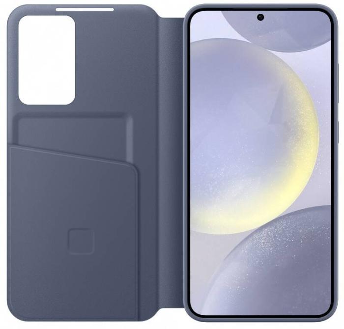 Bild 3, Samsung Samsung Galaxy S24 Plus Fodral Smart Clear View Violet