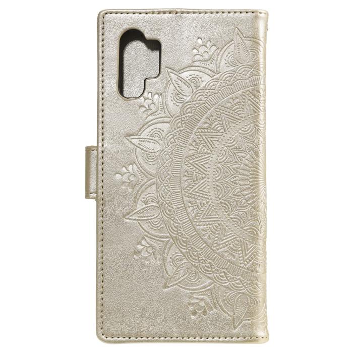 Bild 3,  Samsung Galaxy A32 5G - Mandala Läder Fodral - Guld