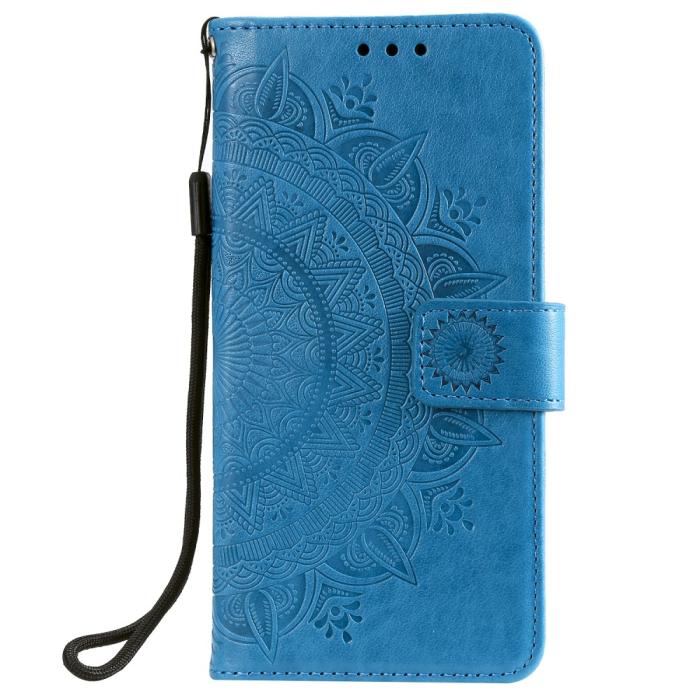 Bild 2,  Samsung Galaxy A32 5G - Mandala Läder Fodral - Blå