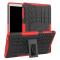  Samsung Galaxy Tab A 10.1 (2019) - Rugged Kickstand Armor Skal - Röd