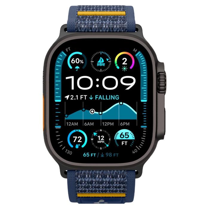Bild 2, Spigen Spigen Apple Watch 42/44/45/46/49 mm Armband Athlex Air Navy