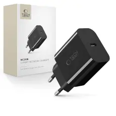 Tech-Protect Tech-Protect 20W PD USB-C V&auml;ggladdare Svart