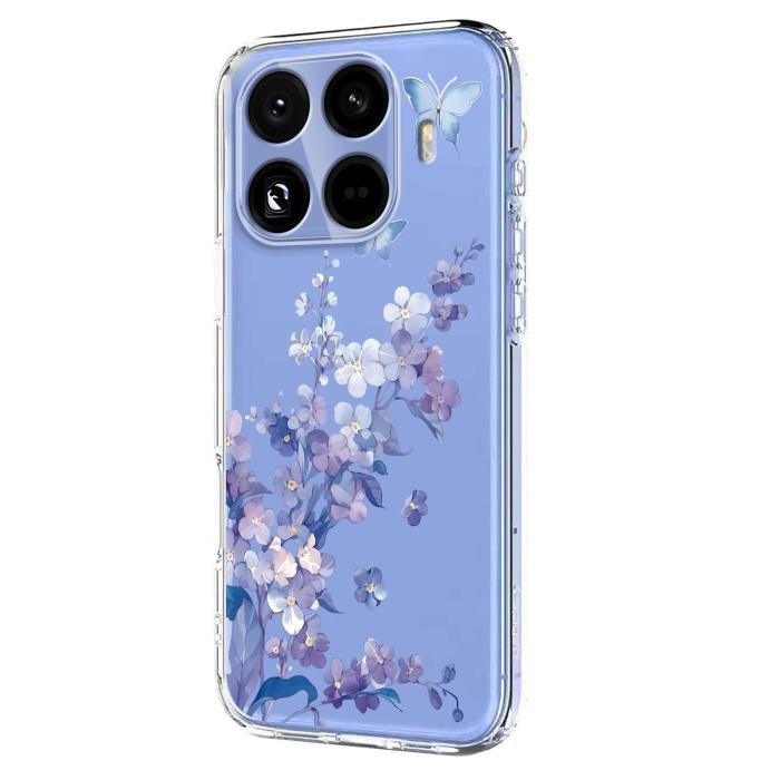 Bild 4,  Xiaomi 17T Skal TPU Blommor Violer