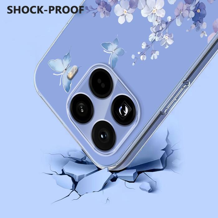 Bild 5,  Xiaomi 17T Skal TPU Blommor Violer