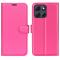  Motorola Moto G86 5G Fodral Litchi Läder Rosa