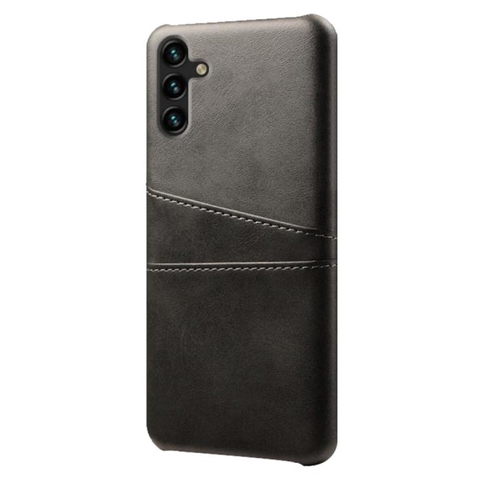 Bild 2, KSQ KSQ Samsung Galaxy A54 5G Skal Läderbelagt Kortfack Svart