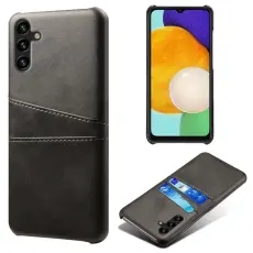 KSQ KSQ Samsung Galaxy A54 5G Skal L&auml;derbelagt Kortfack Svart