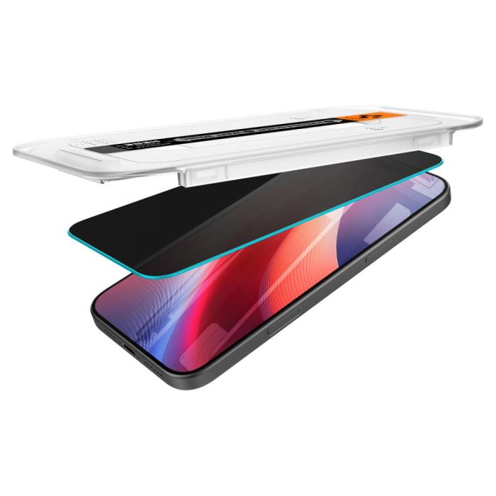 Bild 6, Spigen Spigen iPhone 16 Pro 2-PACK Skärmskydd GLAS.tR 