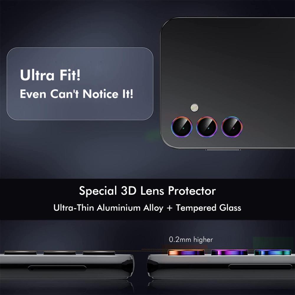 ENKAY ENKAY Galaxy A57 / A37 5G Linsskydd Härdat Glas Guld