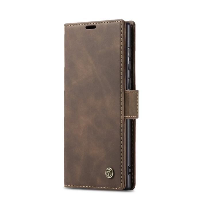 Bild 2, CASEME CASEME Samsung Galaxy S25 Ultra Fodral Retro Läder Brun