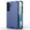  Samsung Galaxy S25 Skal Hybrid Honeycomb Blå