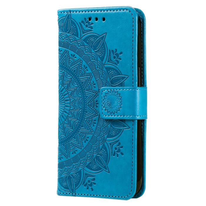 Bild 5,  Samsung Galaxy S25 FE Fodral Mandala Läder Blå