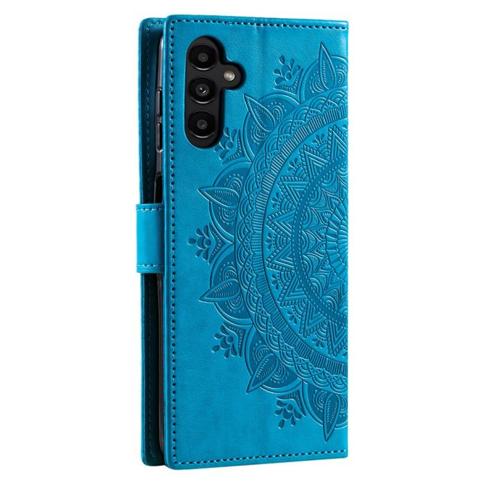 Bild 6,  Samsung Galaxy S25 FE Fodral Mandala Läder Blå
