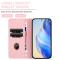  Google Pixel 10/10 Pro / 9/9 Pro Fodral RFID Litchi Läder Rosa
