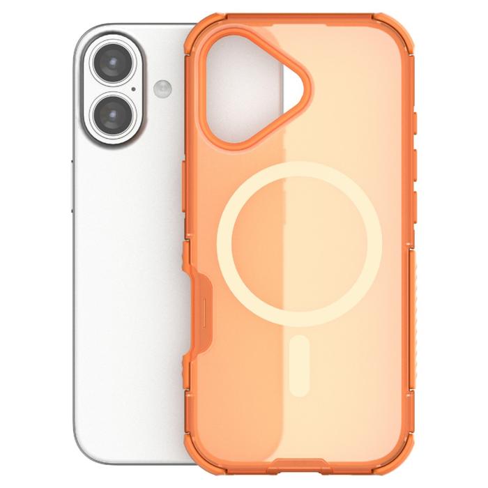 Bild 3,  iPhone 17 Skal MagSafe Shockproof Hybrid Orange