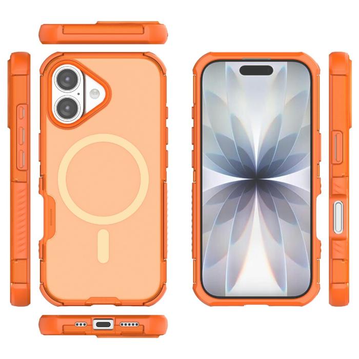 Bild 5,  iPhone 17 Skal MagSafe Shockproof Hybrid Orange