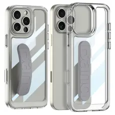 GKK GKK iPhone 16 Pro Max Skal Hand Strap Hybrid Gr&aring;