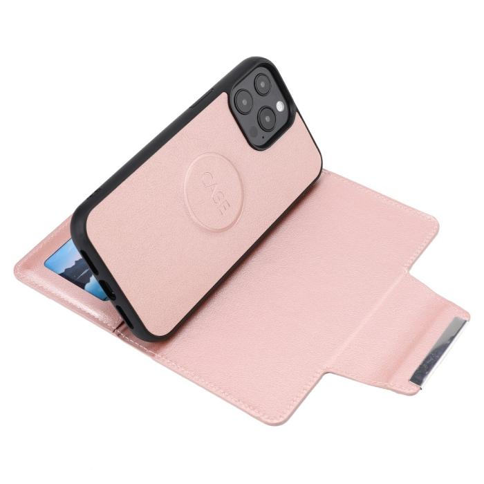 Bild 6,  iPhone 13 Pro - 2in1 Magnet Fodral / Skal - Roséguld