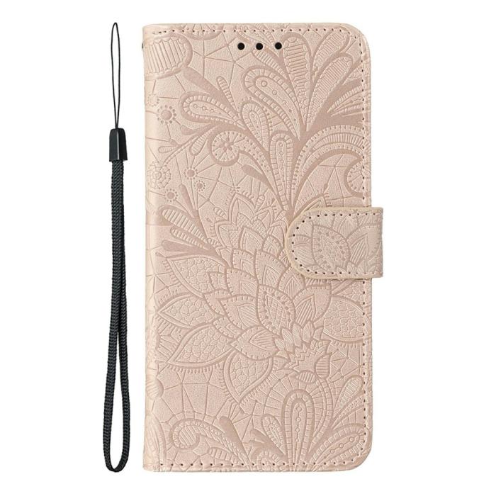 Bild 4,  Samsung Galaxy S26 Ultra Fodral Med Blommigt Tryck Roséguld