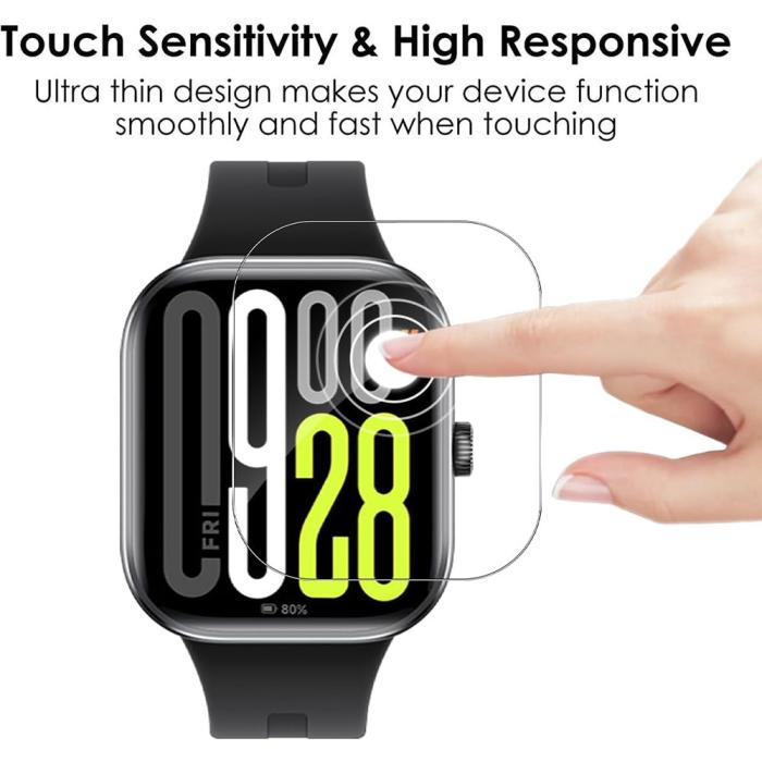 Bild 2,  Xiaomi Redmi Watch 5 3-PACK Skärmskydd TPU