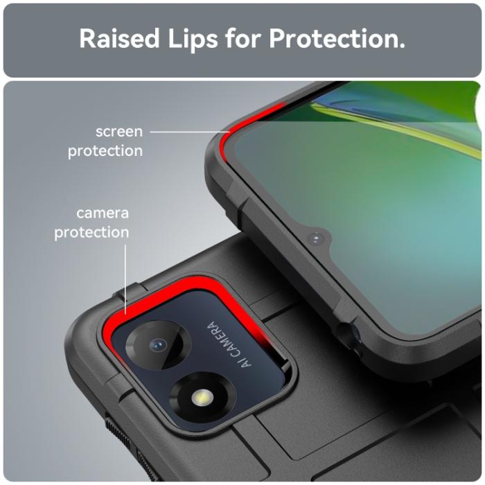 Bild 5,  Motorola Moto E13 Skal Robust Svart