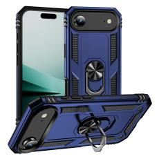  iPhone Air Skal Shockproof Hybrid Ring Bl&aring;