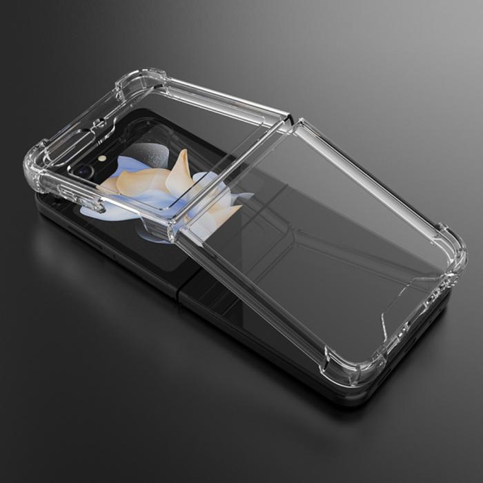 Bild 5,  Samsung Galaxy Z Flip 5 Skal Shockproof Hybrid Transparent
