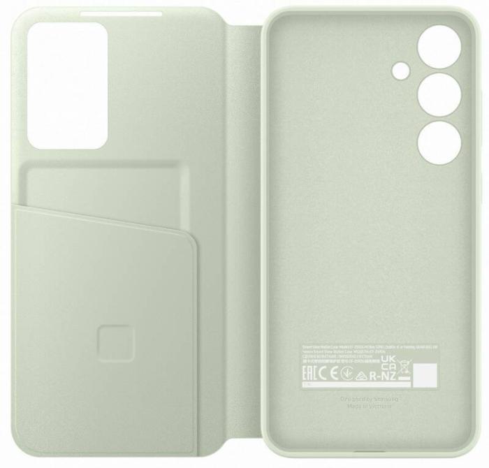 Bild 4, Samsung Samsung Galaxy S24 Plus Fodral Smart Clear View Light Green