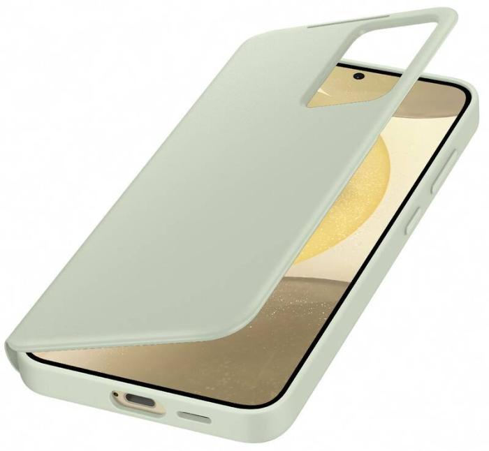 Bild 5, Samsung Samsung Galaxy S24 Plus Fodral Smart Clear View Light Green